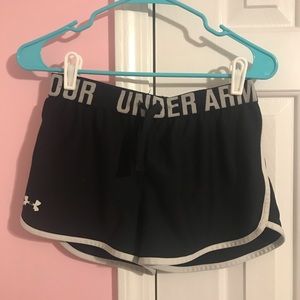 🔵3/$20 Under Armour athletic sports black shorts